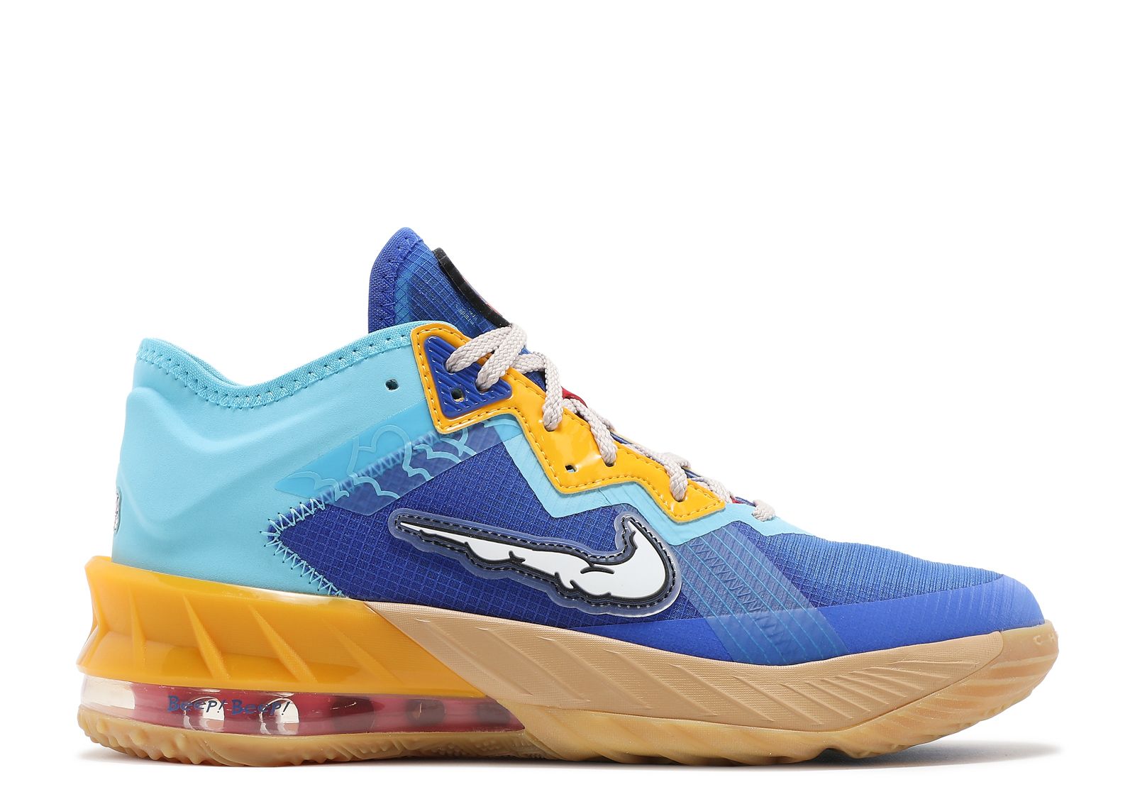 Кроссовки Nike Space Jam X Lebron 18 Low Gs 'Wile E. X Roadrunner', разноцветный