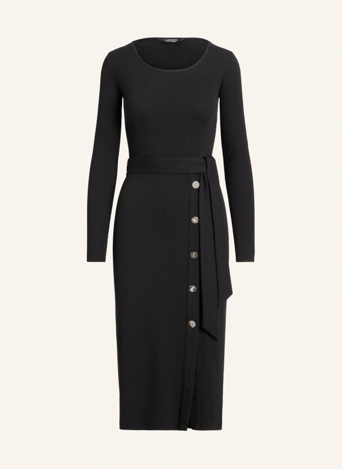 Платье из джерси Lauren Ralph Lauren, черный футболка ralph lauren хлопок однотонная 3 шт размер s черный
