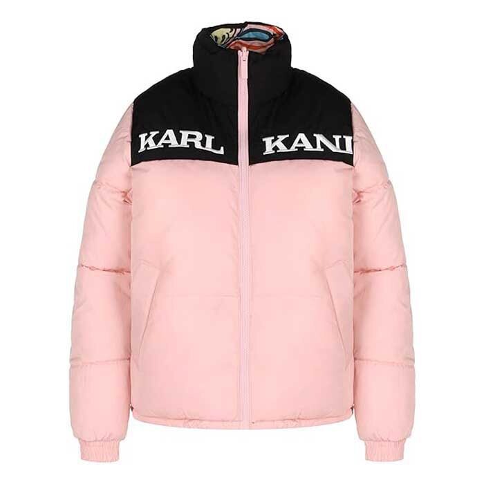 

Пуховик Karl Kani Retro Reversible, розовый