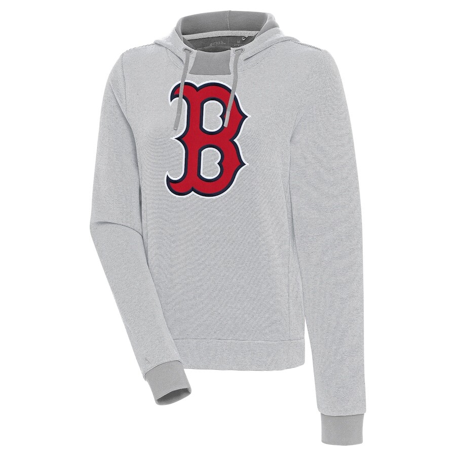 

Пуловер с капюшоном Antigua Boston Red Sox, серый