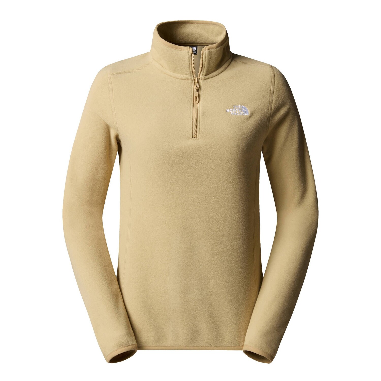 

Флисовый свитер с молнией 1/4 ледника 100 The North Face, зеленый