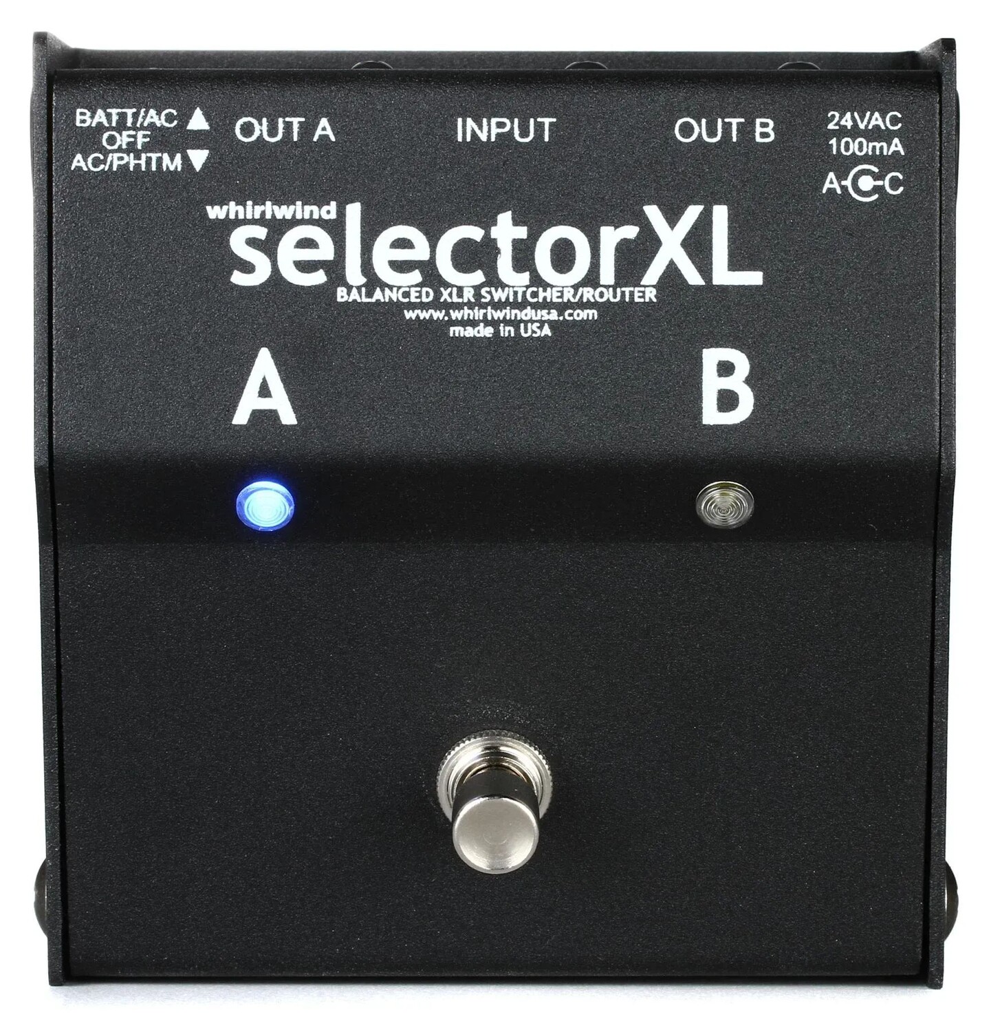 

Активный переключатель A/B Whirlwind SelectorXL