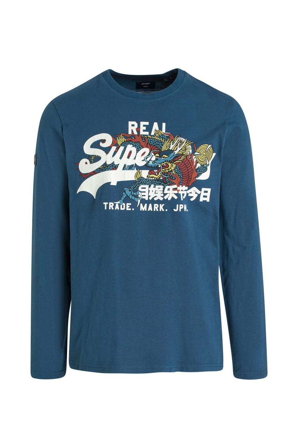 

Лонгслив Vintage Narrative темно-синий Superdry