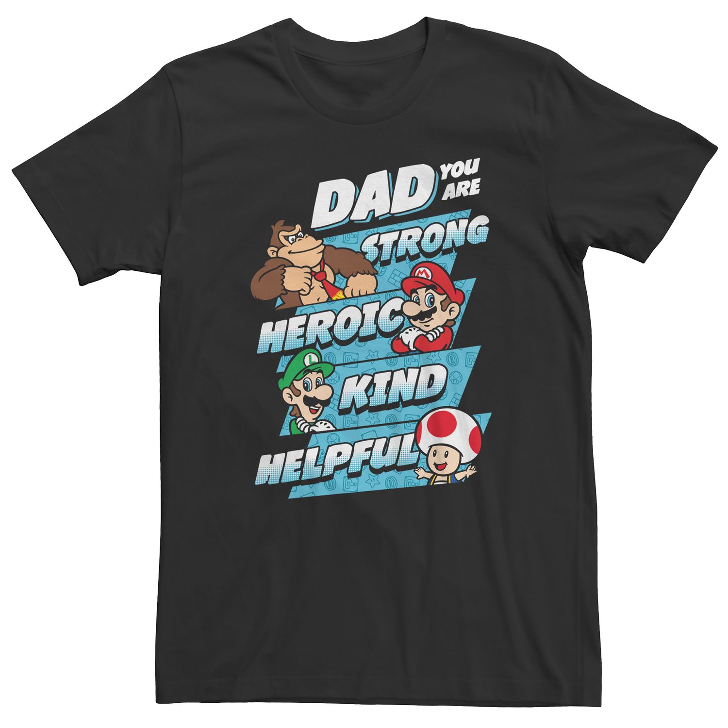 Мужская футболка для папы с персонажем Nintendo Licensed Character мужская футболка для папы game licensed character