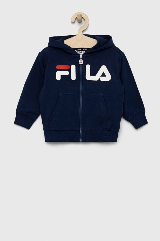 Детская толстовка Fila, темно-синий детская юбка fila темно синий