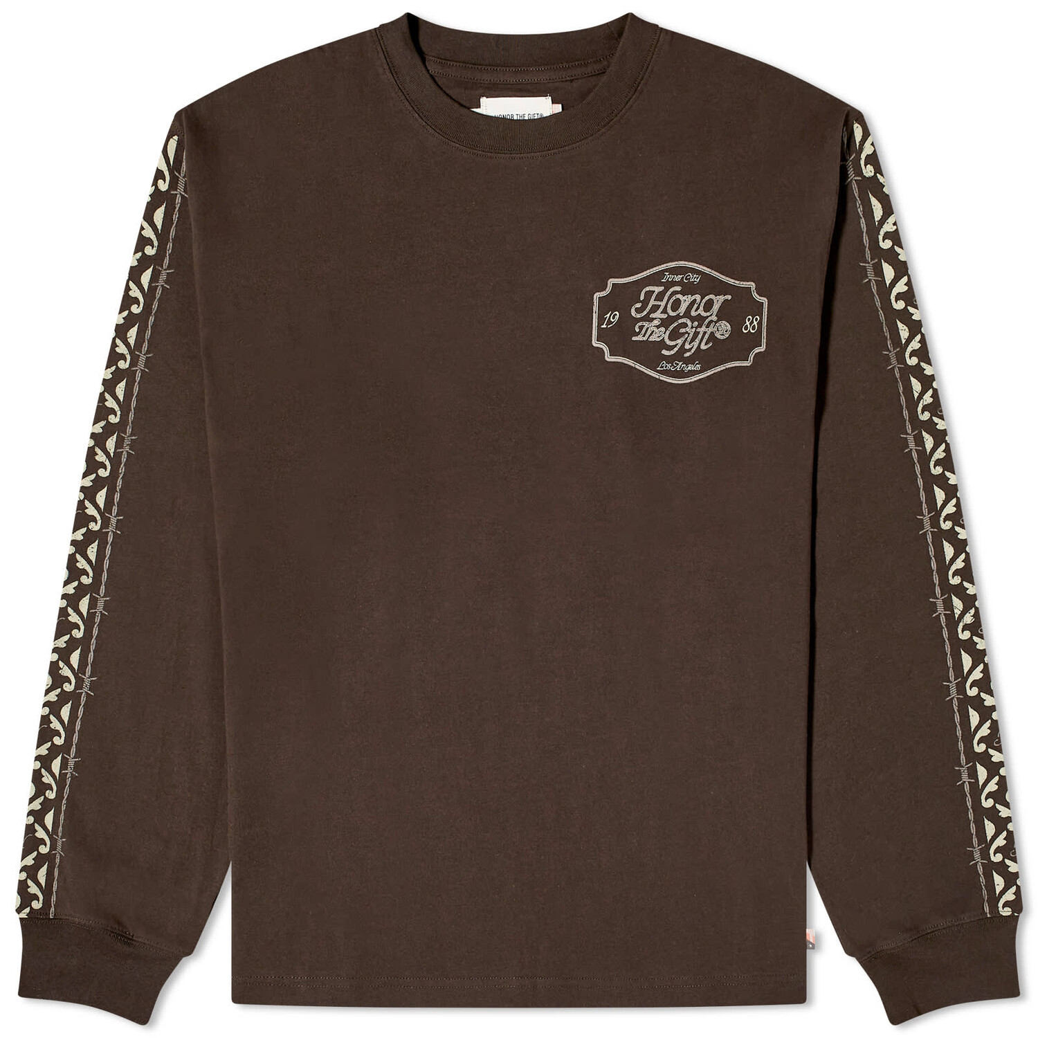 

Футболка Honor The Gift Pattern Long Sleeve, черный
