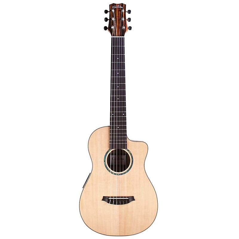 Акустическая гитара Cordoba Mini II EB-CE - Acoustic Electric Travel Guitar - Spruce/Ebony w/Pickup & On-Board Tuner аккумулятор для samsung galaxy j1 mini eb bg313bbe