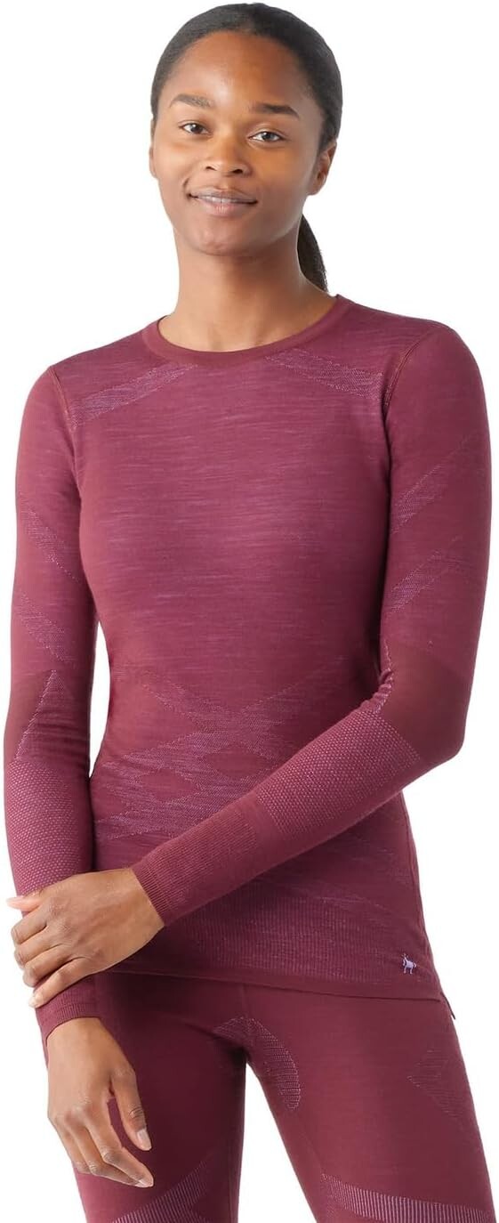 

Intraknit Merino 200 Crew Smartwool, цвет Black Cherry/Violet