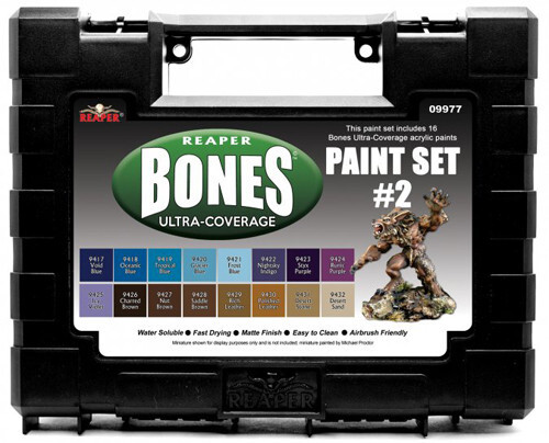 

Аксессуары Reaper Bones Ultra-Coverage Paints: Set #2