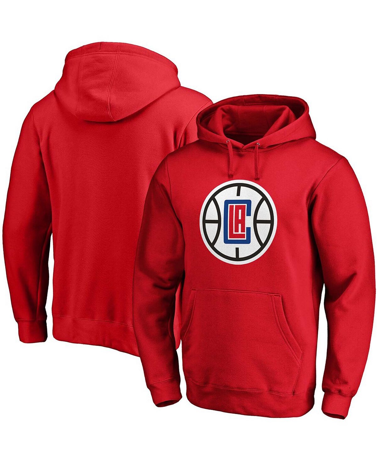 

Мужская красная худи с логотипом LA Clippers Primary Team Fanatics, Красный