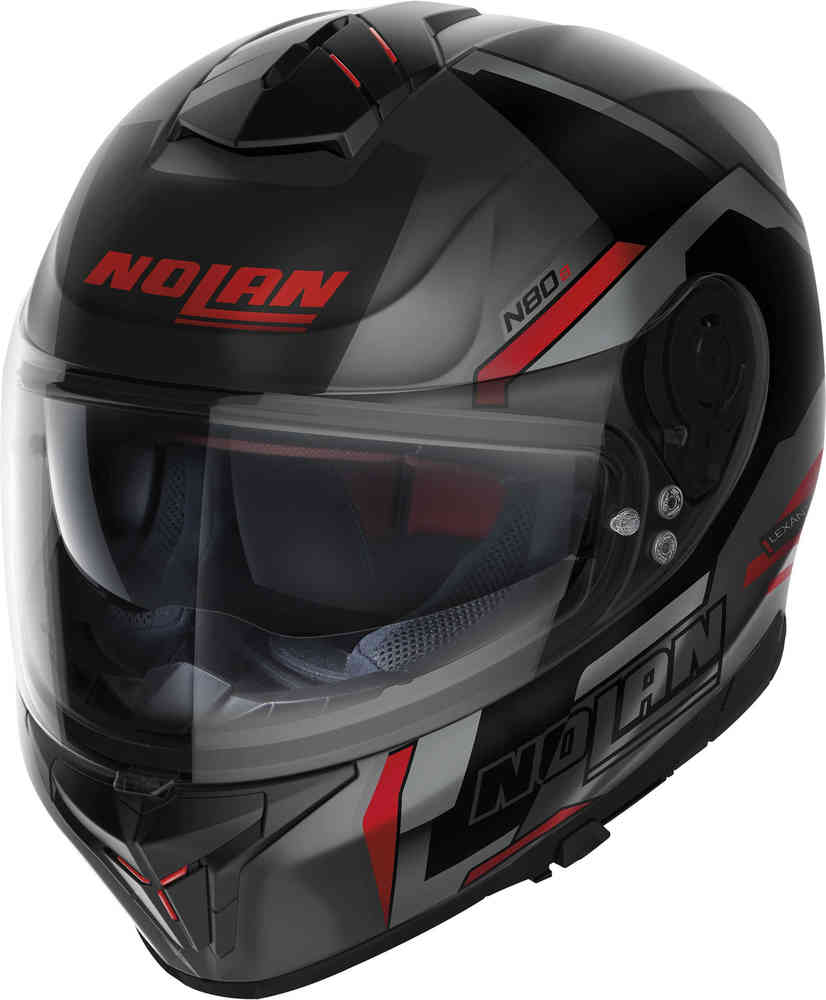 N80-8 Разыскивается шлем N-Com Nolan, черный/серый/красный