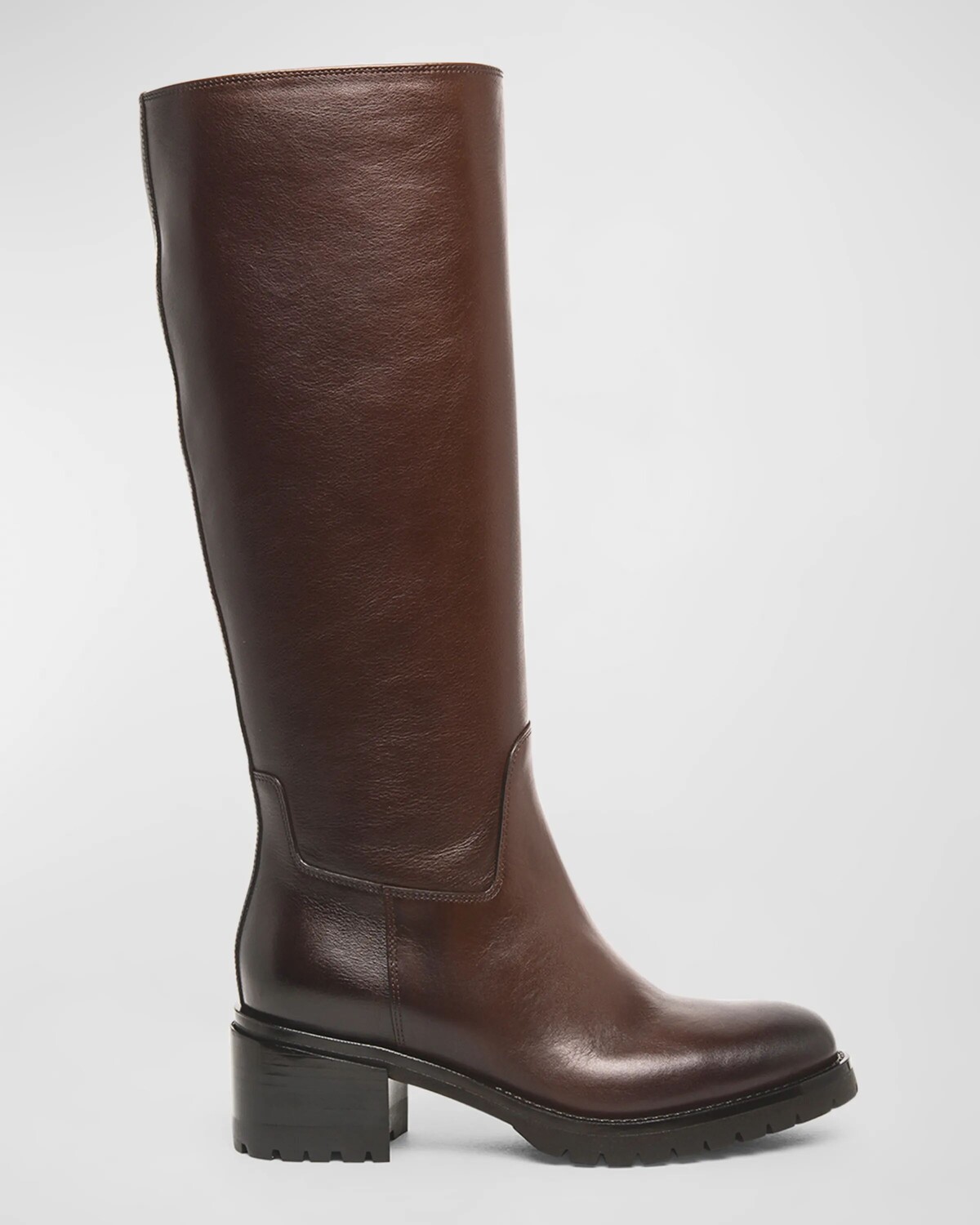 

Кожаные сапоги Hagar для верховой езды Santoni, коричневый