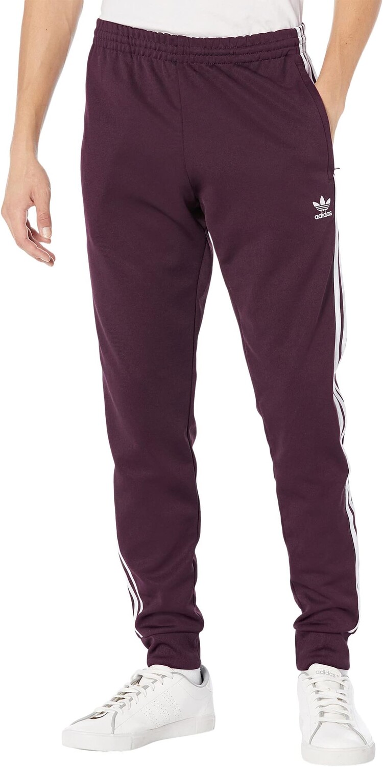 

Спортивные брюки Superstar adidas, цвет Shadow Maroon/White