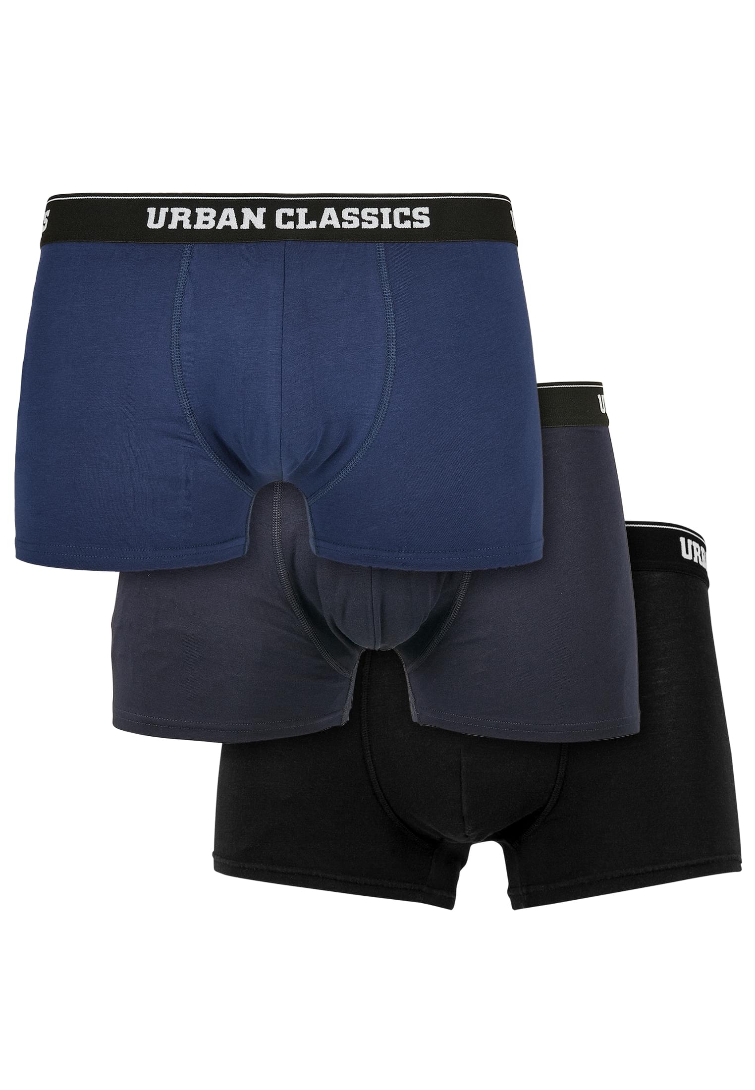Боксеры Urban Classics Boxershorts, цвет darkblue+navy+black