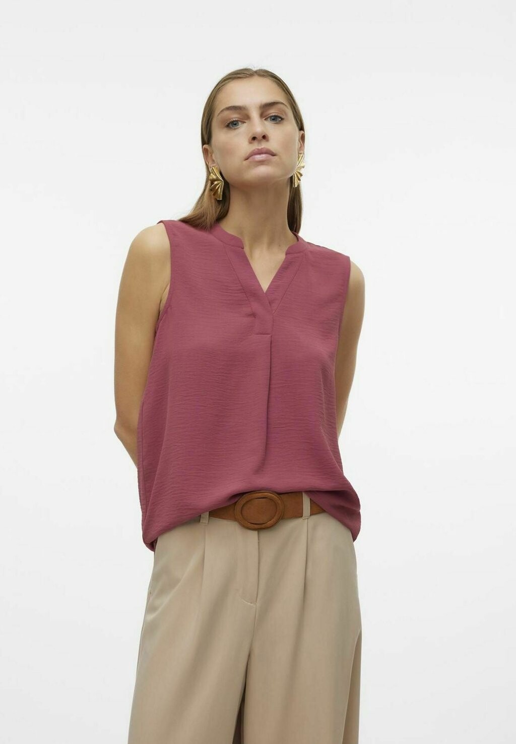 

Топ VMELVA Vero Moda, цвет dry rose