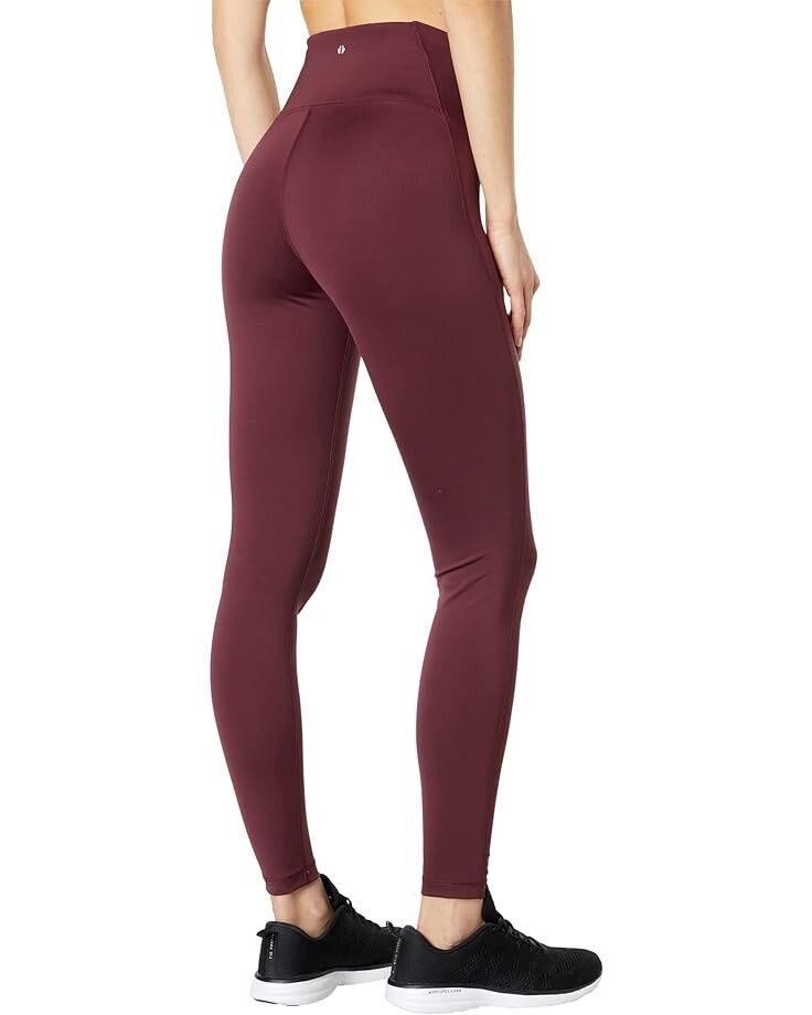 Брюки THRIVE SOCIETE Routine Long Leggings, цвет Fig