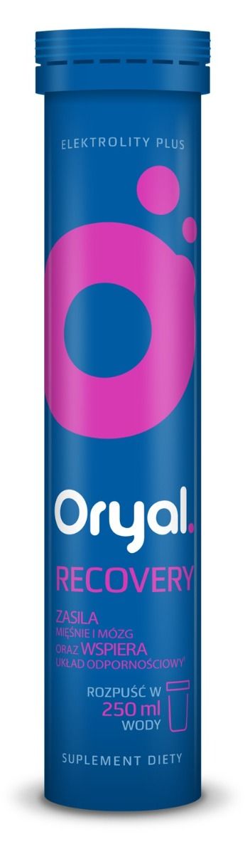 Oryal Recovery электролиты в шипучих таблетках, 16 шт.