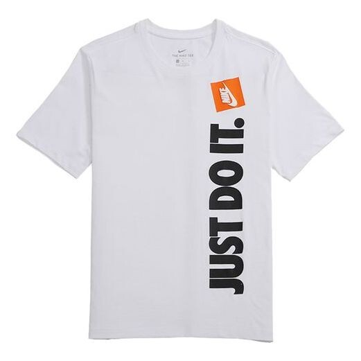

Футболка Nike Just Do It Sports Alphabet Casual Short Sleeve White, белый