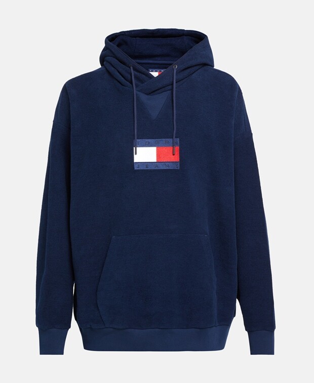 

Худи с капюшоном Tommy Jeans, темно-синий
