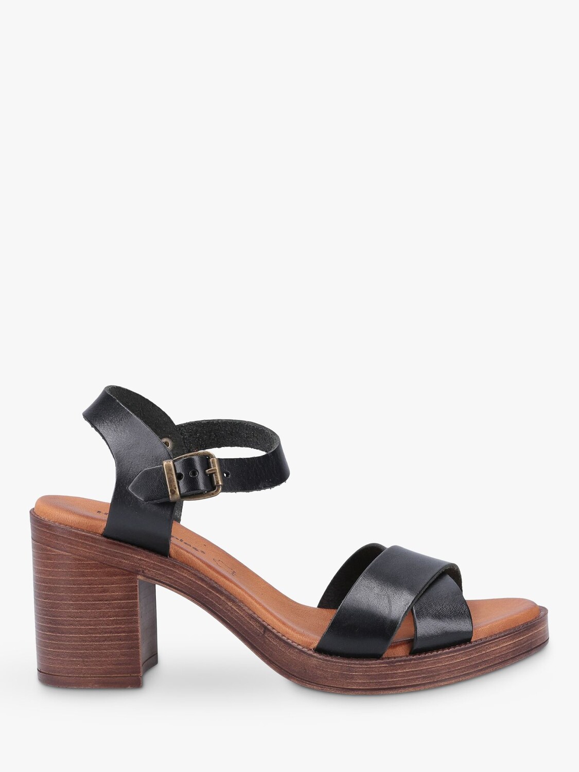

Кожаные сандалии Hush Puppies Georgia на блочном каблуке