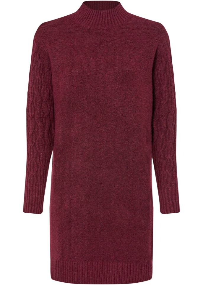 

Трикотажное платье с содержанием шерсти Bpc Bonprix Collection, красный