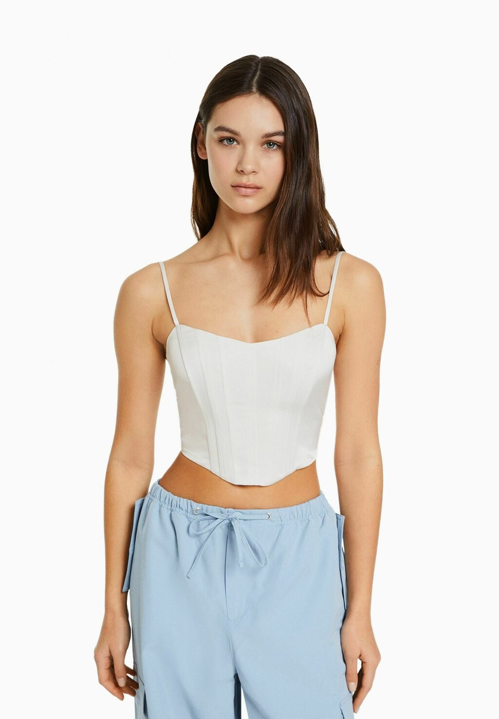 

Топ Bershka, бежевый