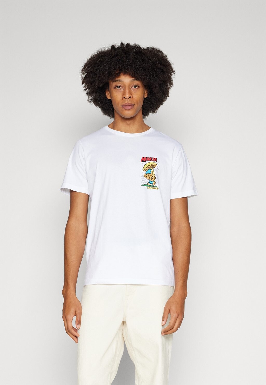 

Футболка с принтом Usch Unisex Makia, белый