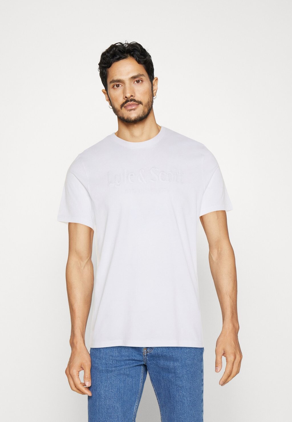 

Базовая футболка Lyle & Scott, белая, Белый
