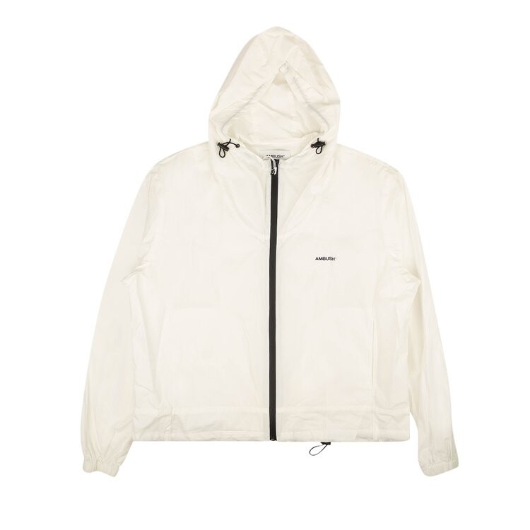 

Куртка Ambush Logo Hooded Zip Up Hoodie 'White', белый