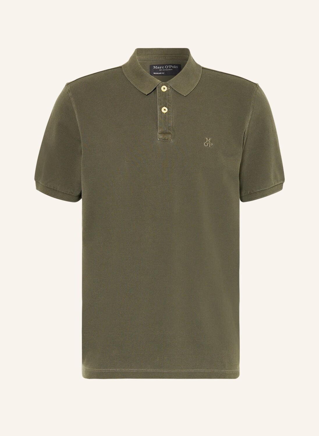 

Рубашка поло Marc O'Polo Piqué Regular Fit, зеленый