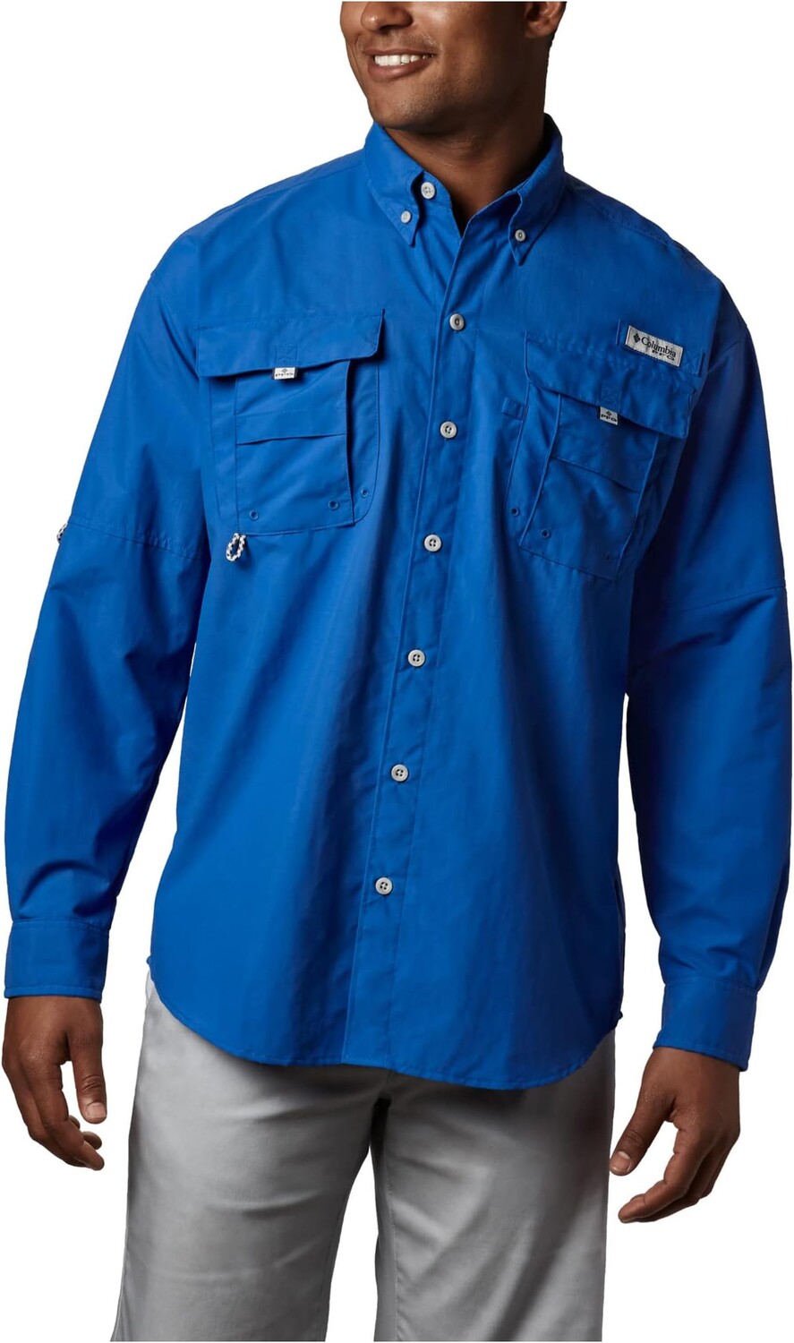 

Рубашка с длинным рукавом Bahama II Columbia, цвет Vivid Blue