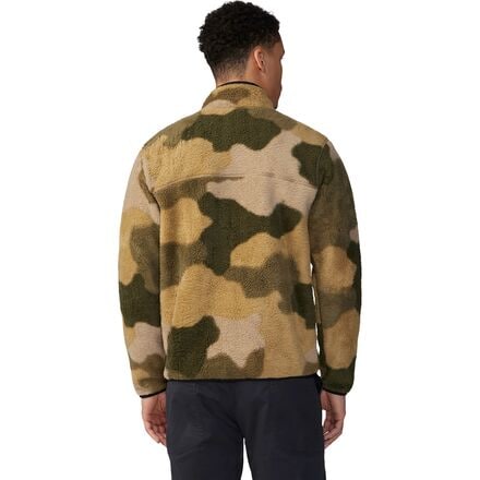 Флисовый пуловер с принтом HiCamp мужской Mountain Hardwear, цвет Sandstorm Flagstone Camo Print