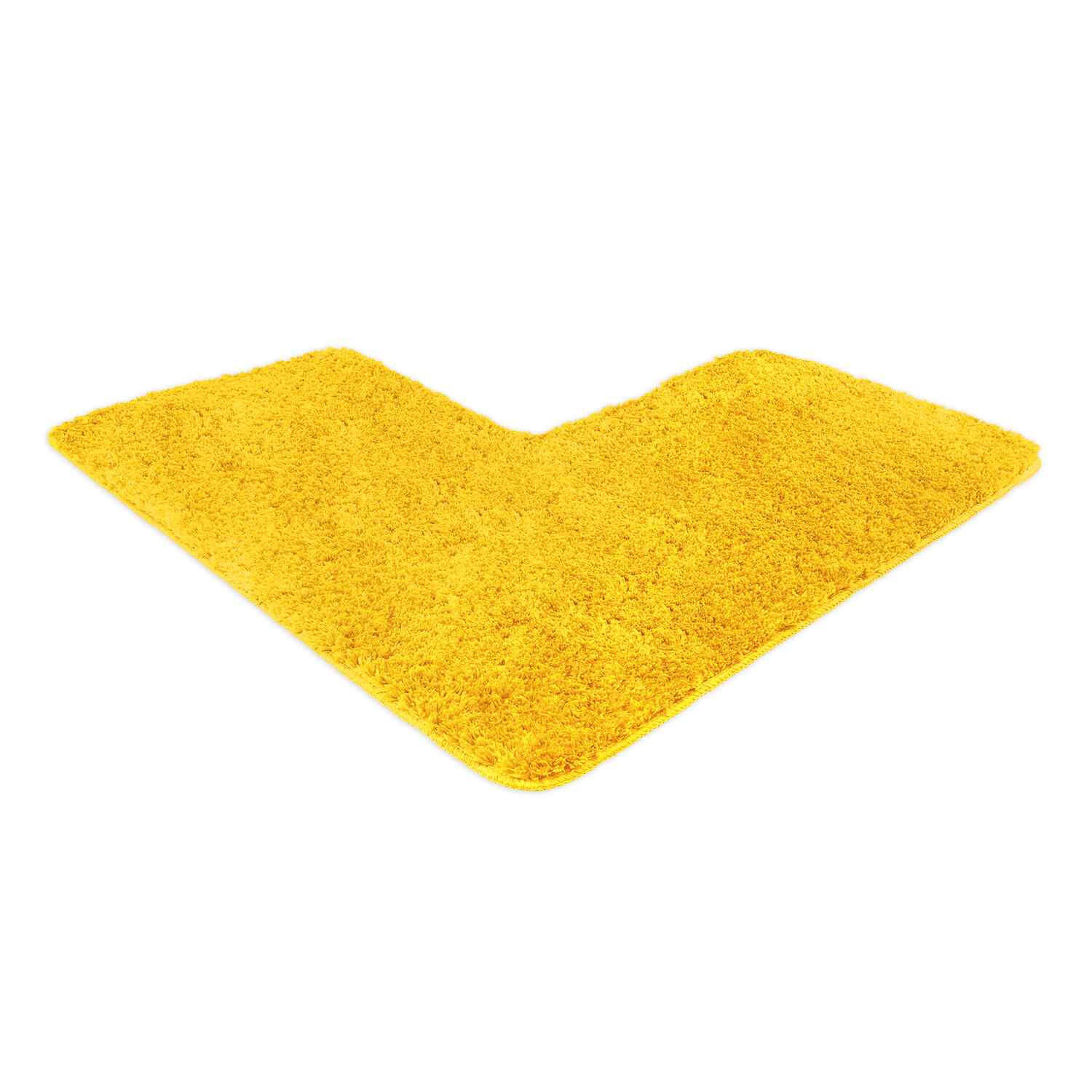 

Коврик для ванны WohnDirect, 100x100 см, желтый