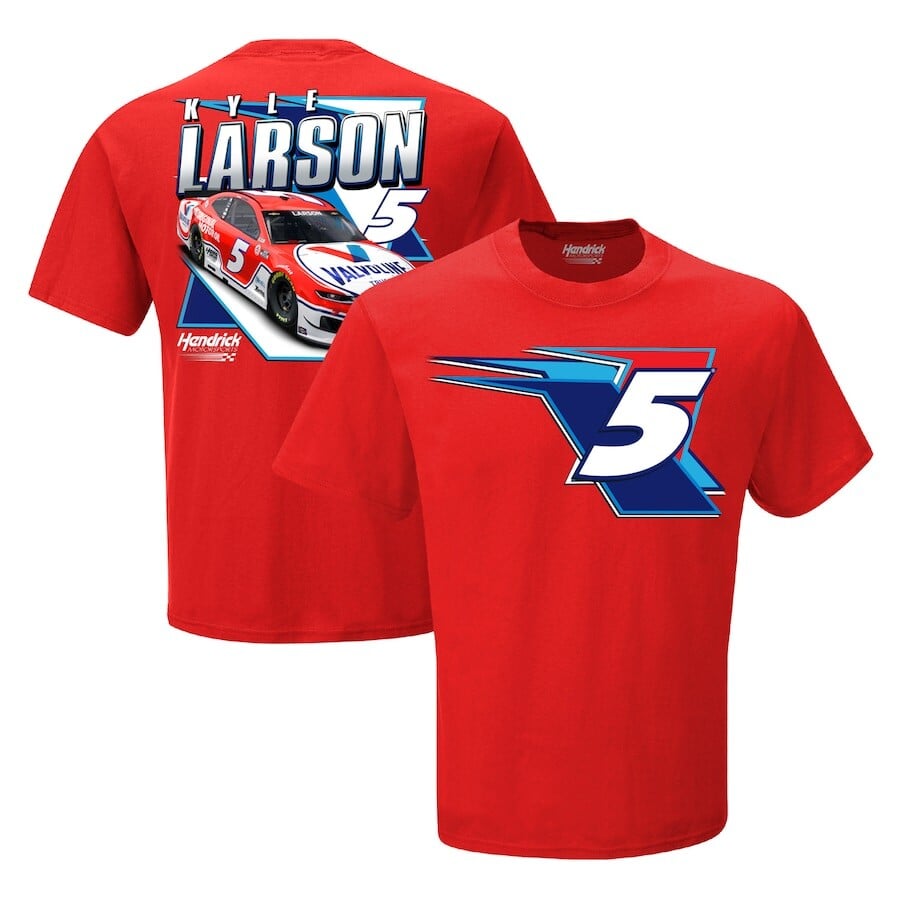 

Футболка с коротким рукавом Hendrick Motorsports Team Collection Kyle Larson, красный