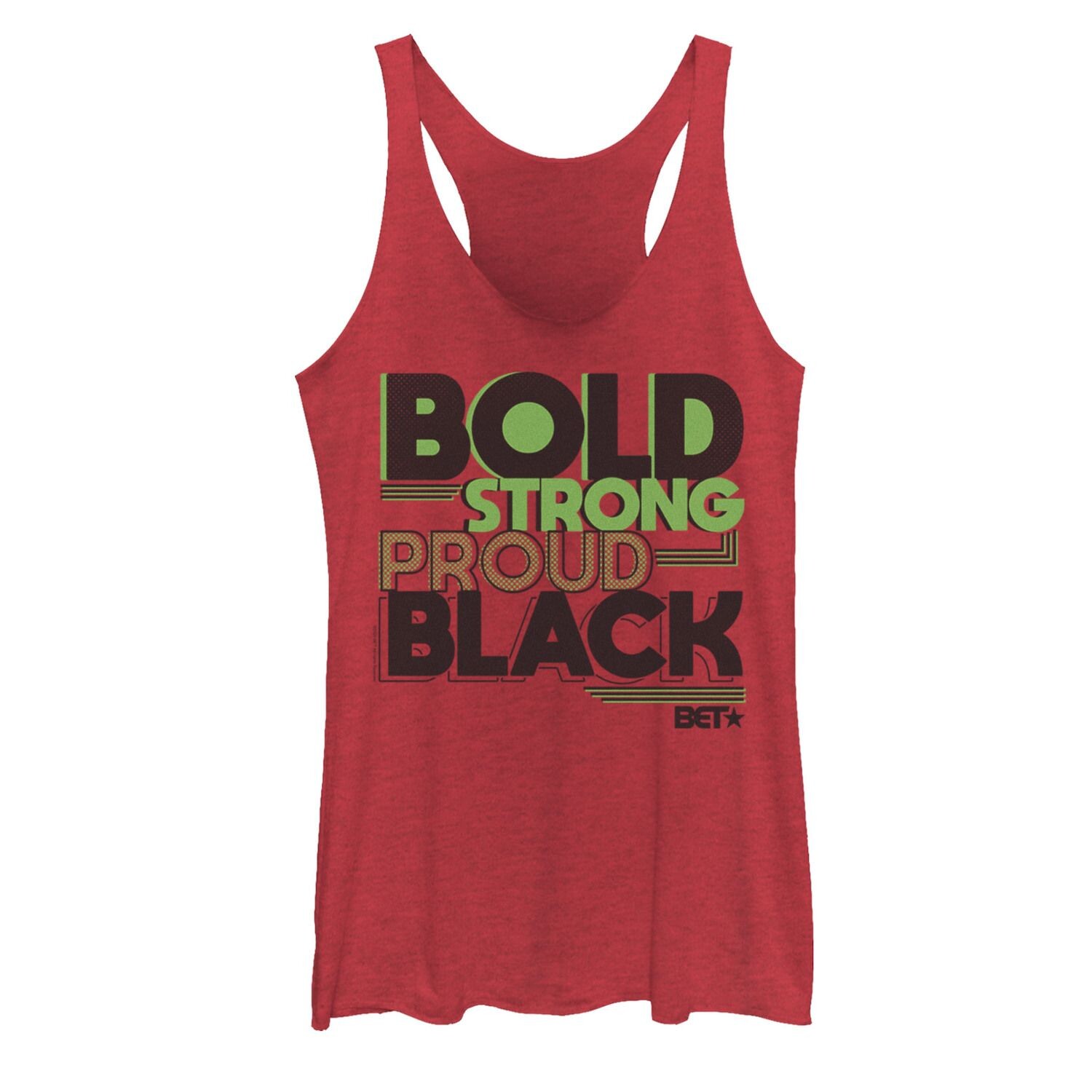 

Майка для юниоров BET Bold Strong Proud Word Stack Licensed Character