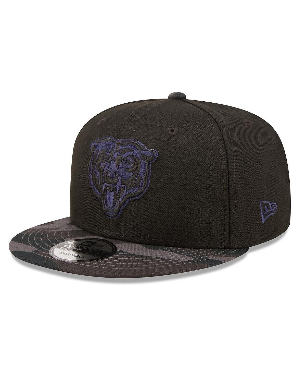 

Мужская черная кепка Chicago Bears Camo Vizor 9Fifty Snapback New Era