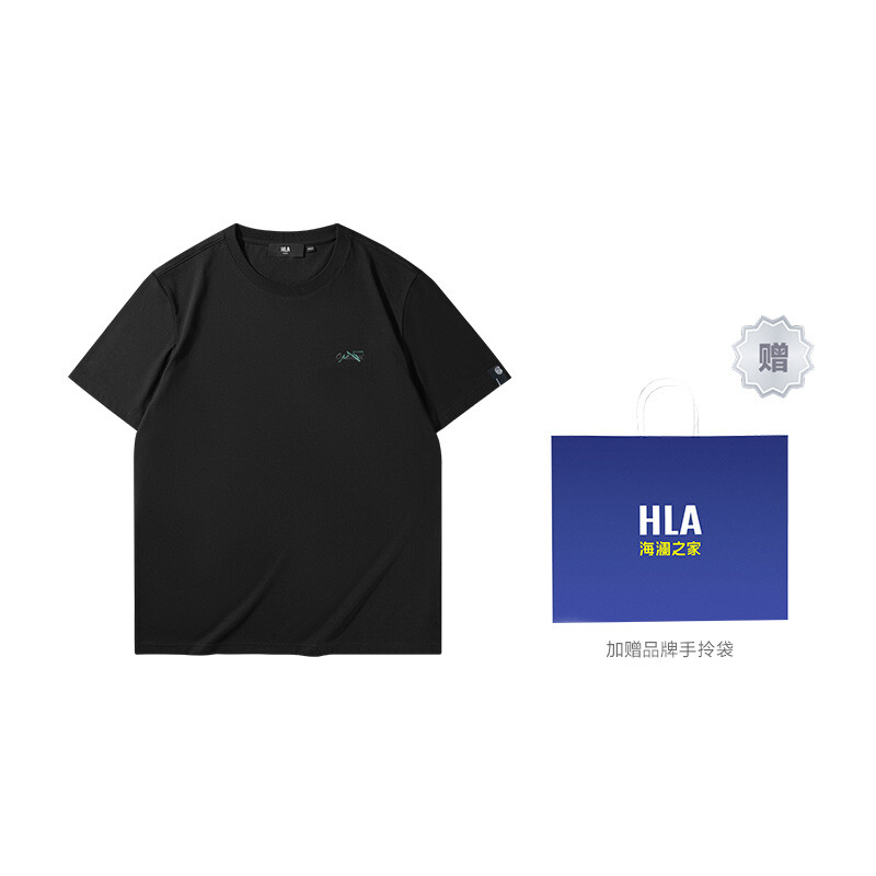 

Heilan Home Hla HLA Мужская футболка, Прохладный, антибактериальный 3А, против клещей 2А - голубой R8