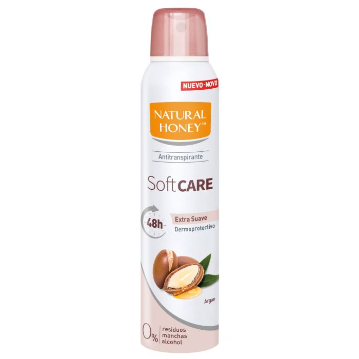 Дезодорант Desodorante Antitranspirante Softcare Natural Honey, 200 ml дезодорант control women desodorante spray antitranspirante adidas 1 unidad