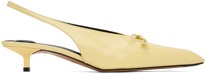 

Желтые туфли на каблуке Les Sculptures 'Les Slingbacks Cubisto basses' Jacquemus