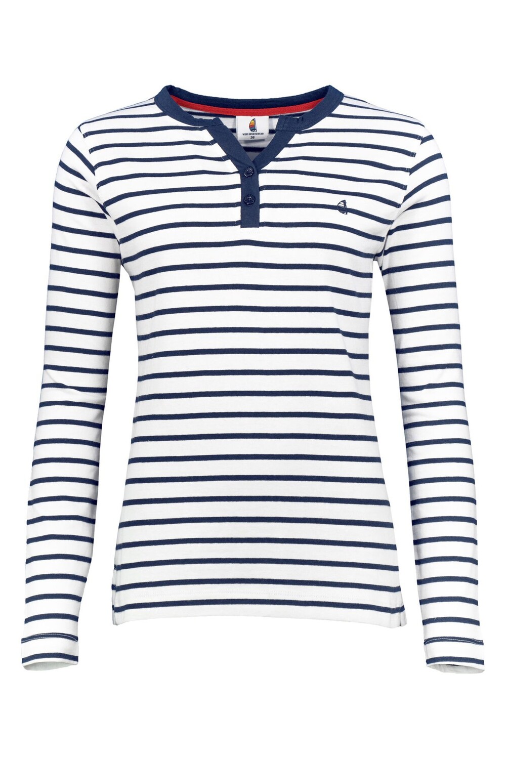 

Рубашка Wind Sportswear Langarm Shirt gestreift, белый