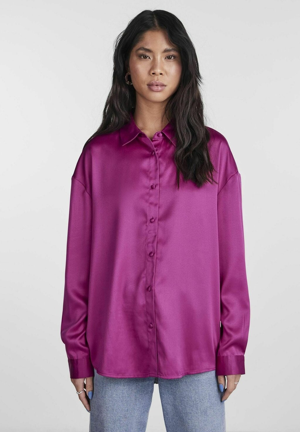 

Рубашка Pieces РУБАШКА PCSILJA OVERSIZE, цвет clover