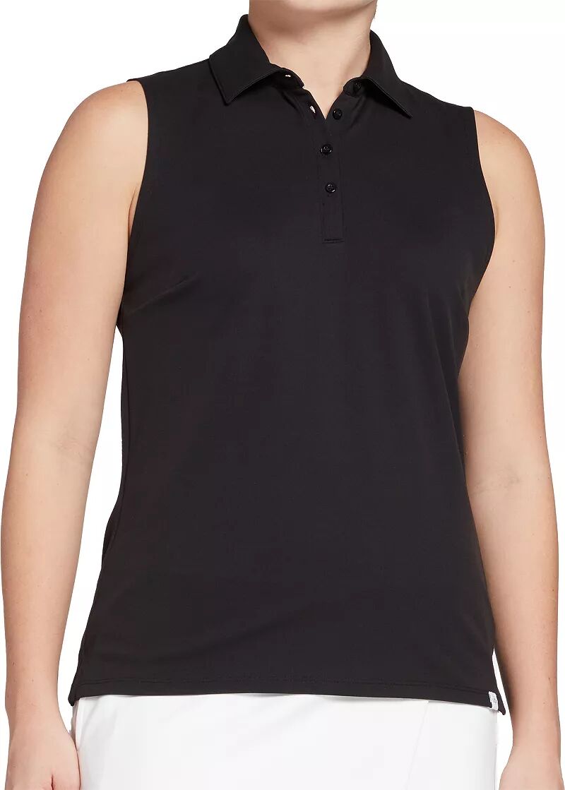 Женская футболка-поло для гольфа без рукавов Walter Hagen Core Pique, черный мужская футболка walter white l черный