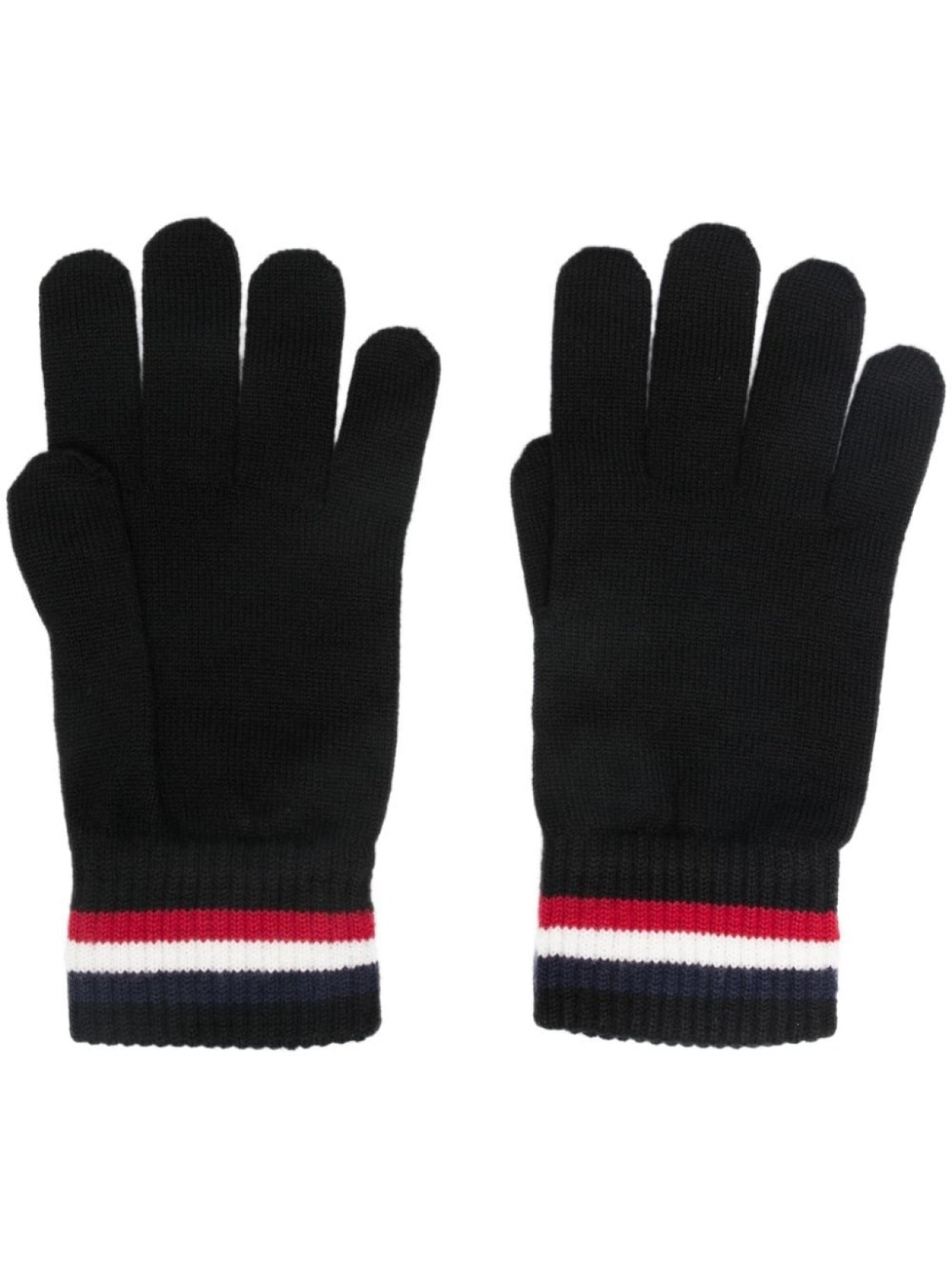 

Moncler шерстяные перчатки, черный