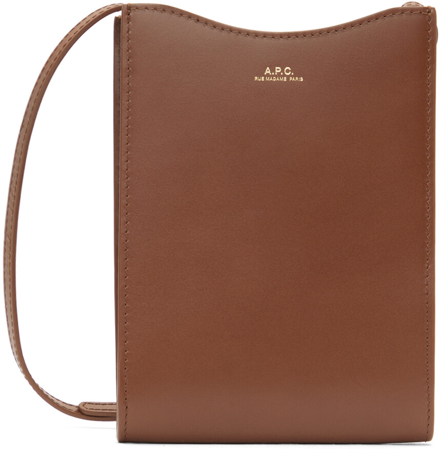 

Светло-коричневая сумка на плечо Jamie Neck Pouch A.P.C.