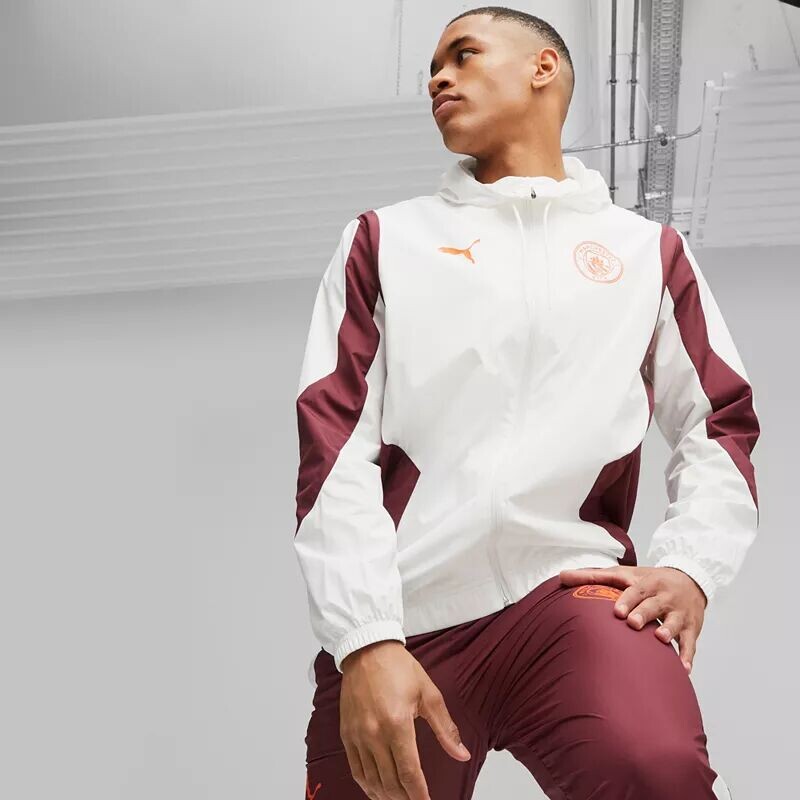 

Белая куртка Puma Manchester City 2023 Anthem