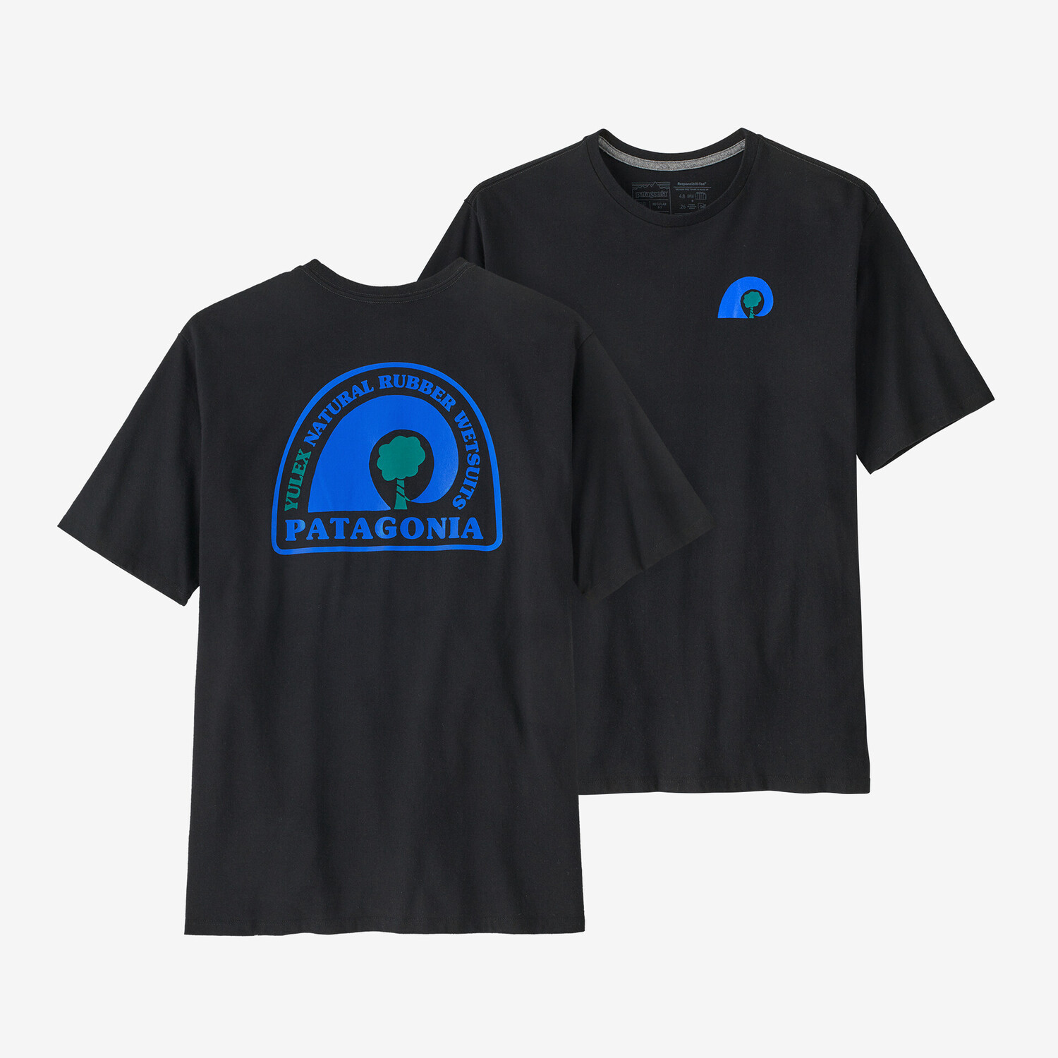 

Мужская резиновая футболка Mark Responsibili-Tee Patagonia, черный