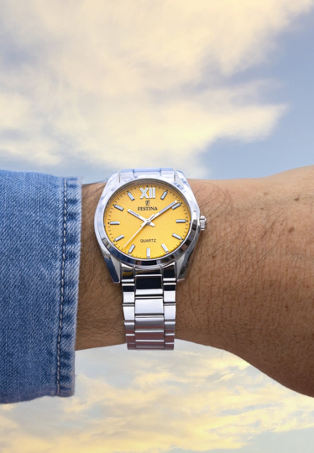 

Часы Festina, желтый