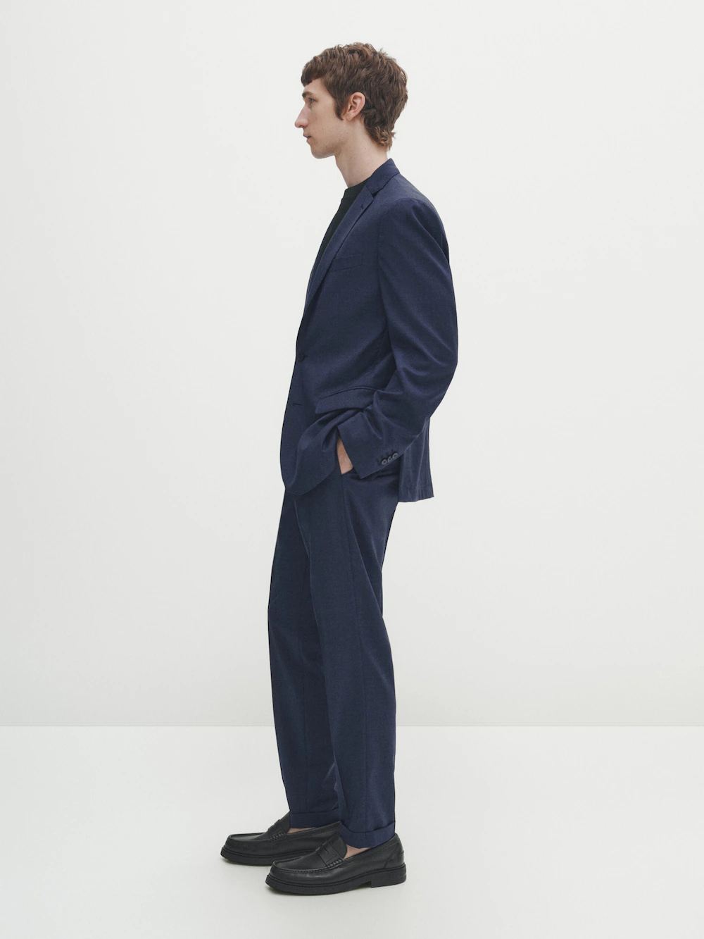 

Мини-пиджак Massimo Dutti, синий