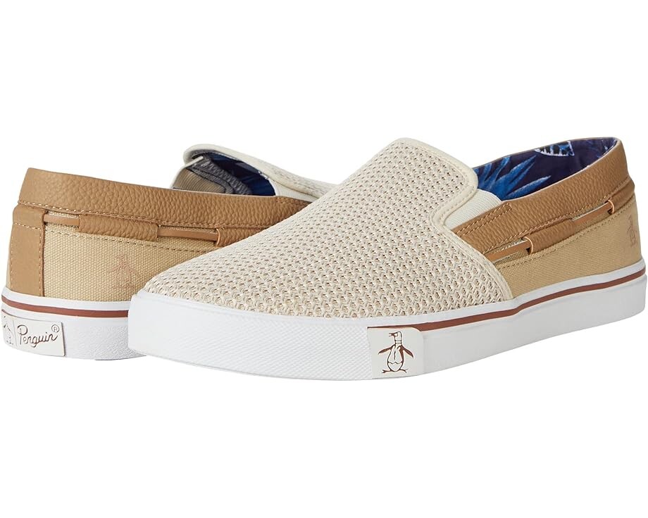 

Кроссовки Original Penguin John Slip-On, кремовый
