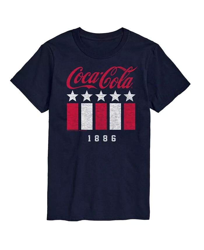 

Мужская футболка с коротким рукавом Hybrid Apparel Coca Cola Americana AIRWAVES, синий